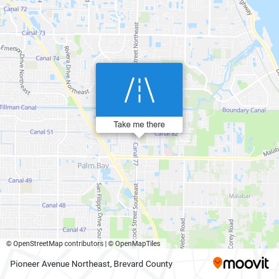 Mapa de Pioneer Avenue Northeast