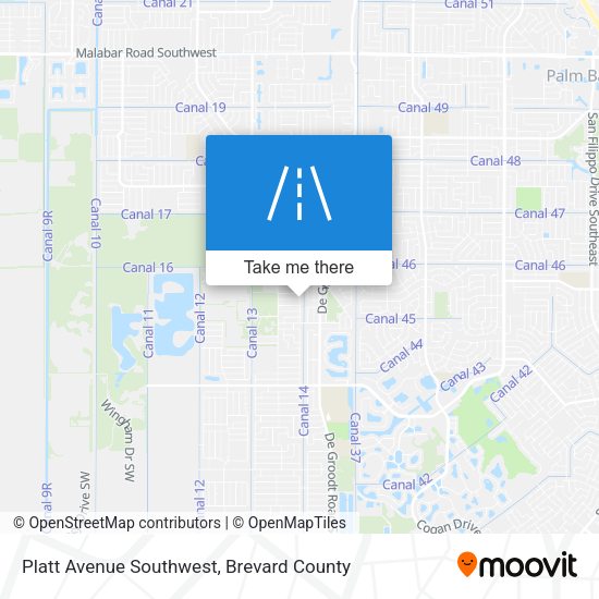 Mapa de Platt Avenue Southwest