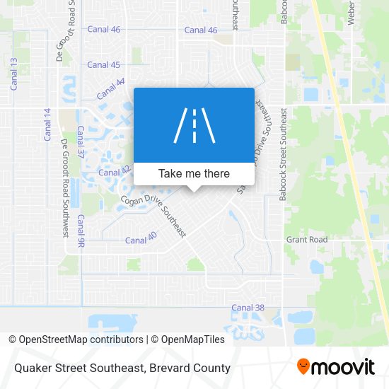 Quaker Street Southeast map