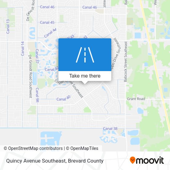 Mapa de Quincy Avenue Southeast