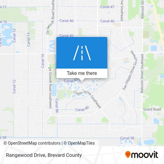 Rangewood Drive map