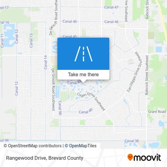 Rangewood Drive map