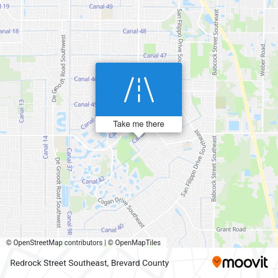 Mapa de Redrock Street Southeast
