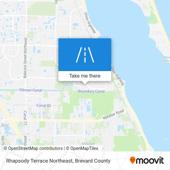 Rhapsody Terrace Northeast map