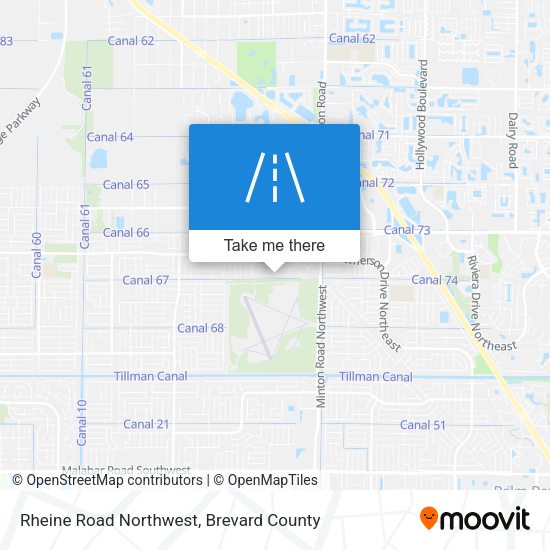 Mapa de Rheine Road Northwest