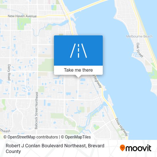 Robert J Conlan Boulevard Northeast map