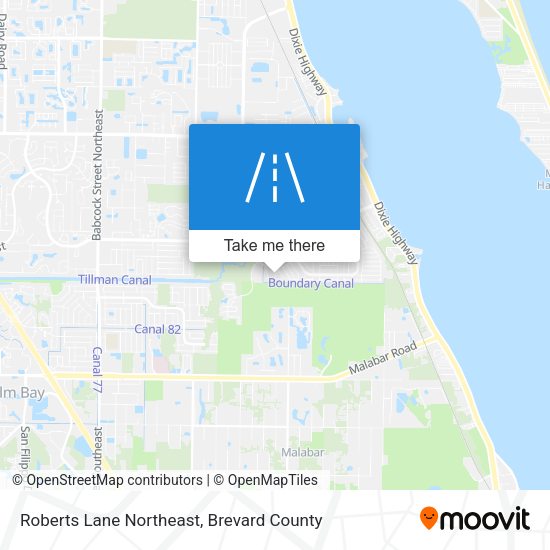 Roberts Lane Northeast map