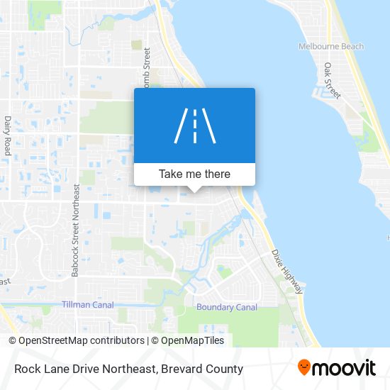 Mapa de Rock Lane Drive Northeast