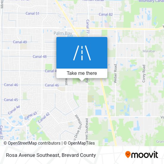 Rosa Avenue Southeast map