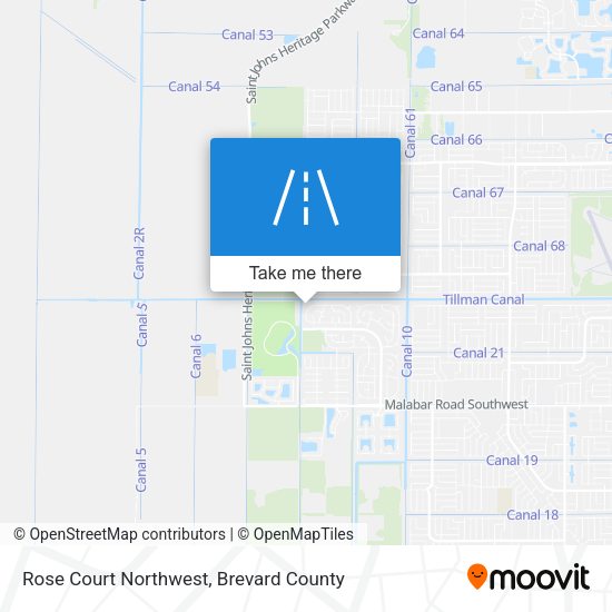 Rose Court Northwest map