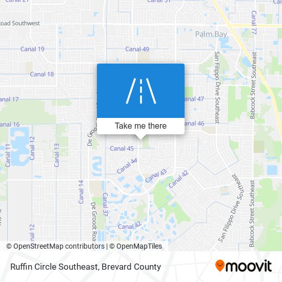 Mapa de Ruffin Circle Southeast