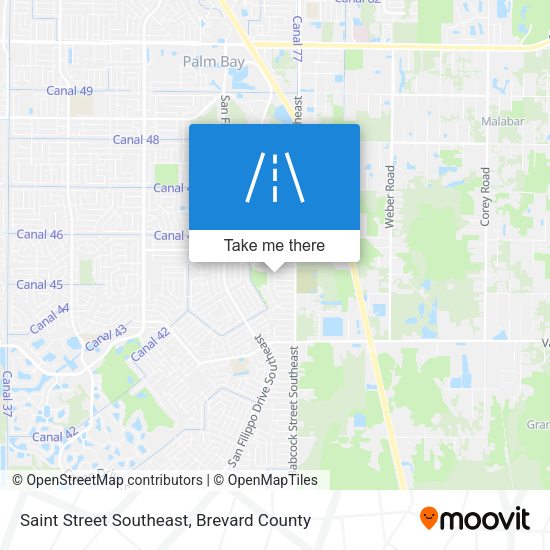 Saint Street Southeast map