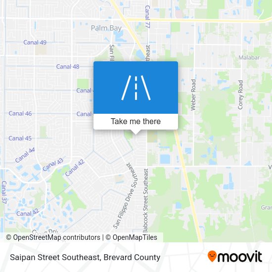 Saipan Street Southeast map