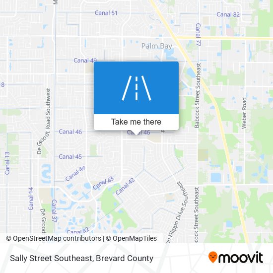 Mapa de Sally Street Southeast