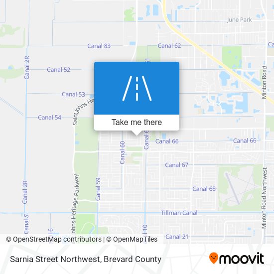 Mapa de Sarnia Street Northwest