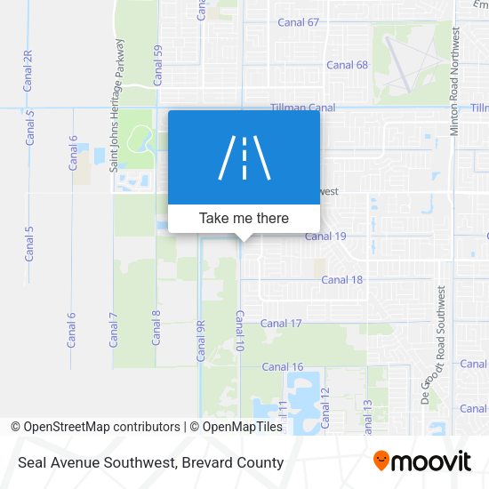 Mapa de Seal Avenue Southwest