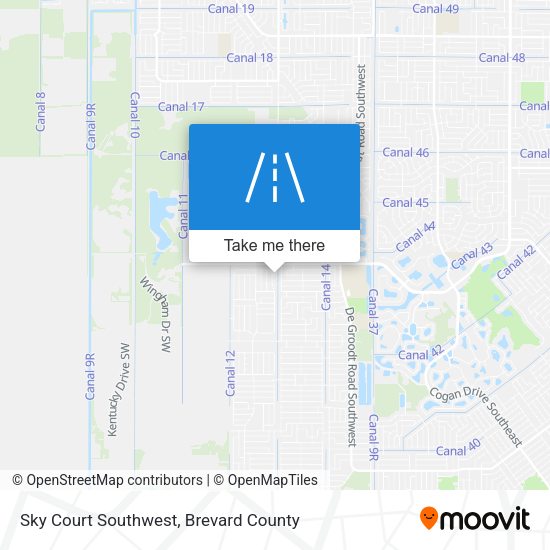 Mapa de Sky Court Southwest