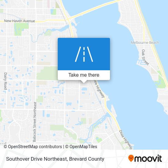 Southover Drive Northeast map