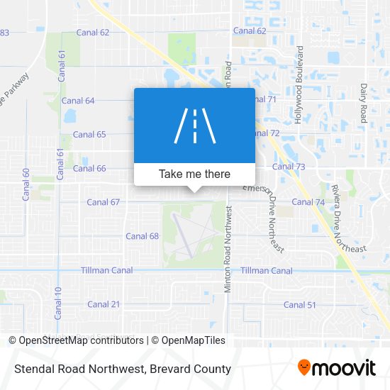 Stendal Road Northwest map