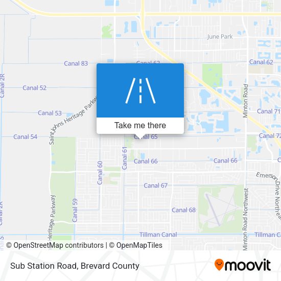 Mapa de Sub Station Road