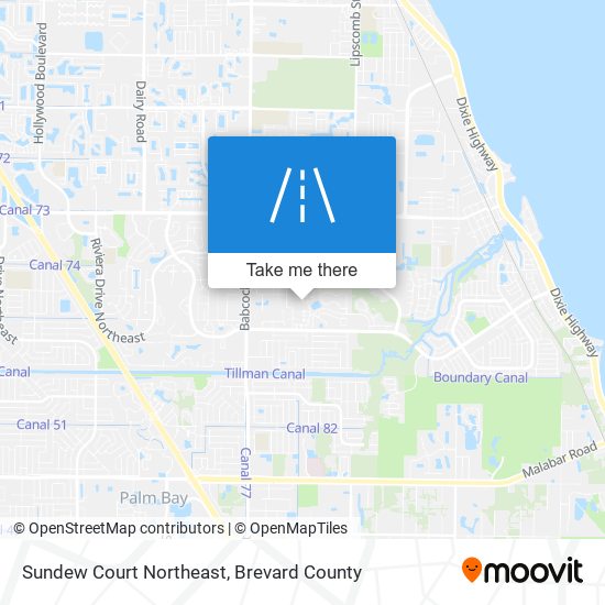 Sundew Court Northeast map