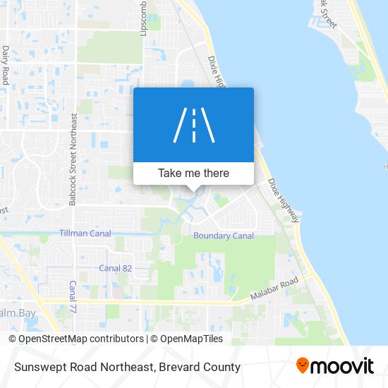 Sunswept Road Northeast map