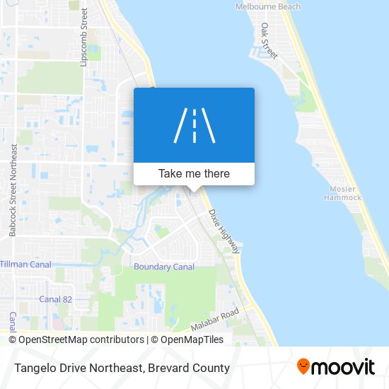 Tangelo Drive Northeast map