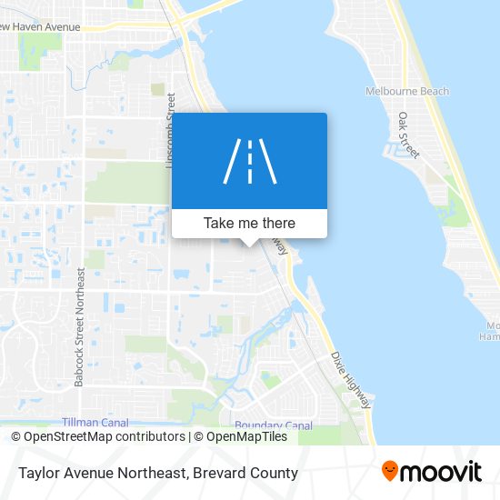 Mapa de Taylor Avenue Northeast