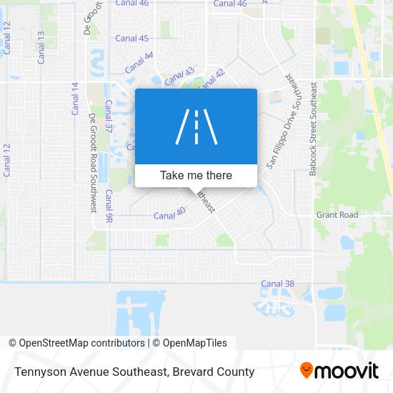Tennyson Avenue Southeast map