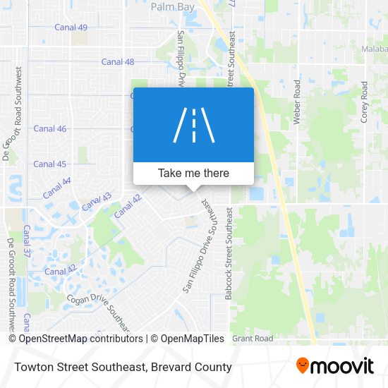 Mapa de Towton Street Southeast