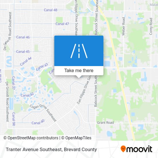 Tranter Avenue Southeast map
