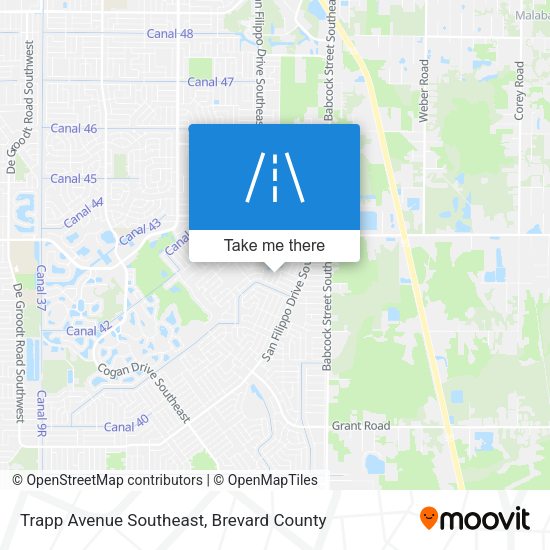 Trapp Avenue Southeast map