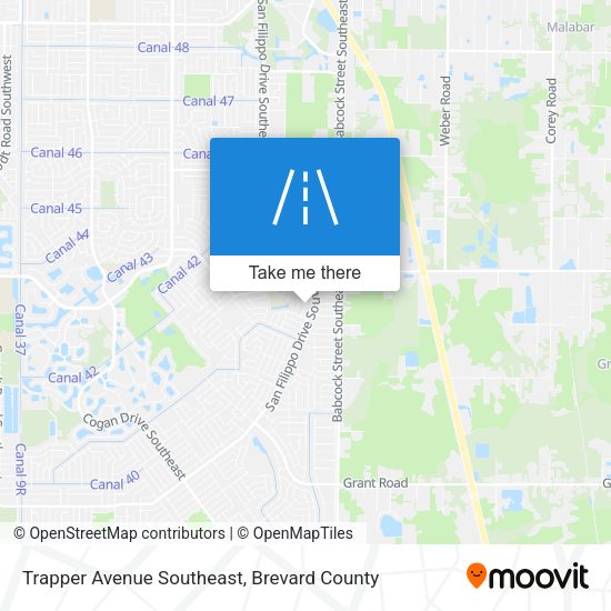 Trapper Avenue Southeast map