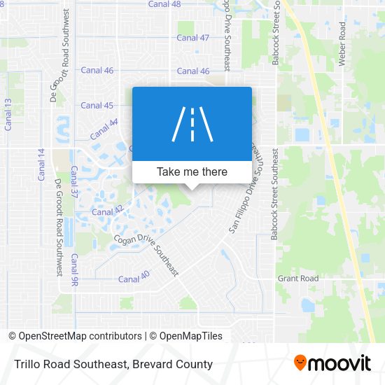 Trillo Road Southeast map