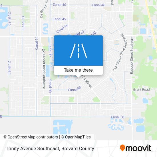Mapa de Trinity Avenue Southeast