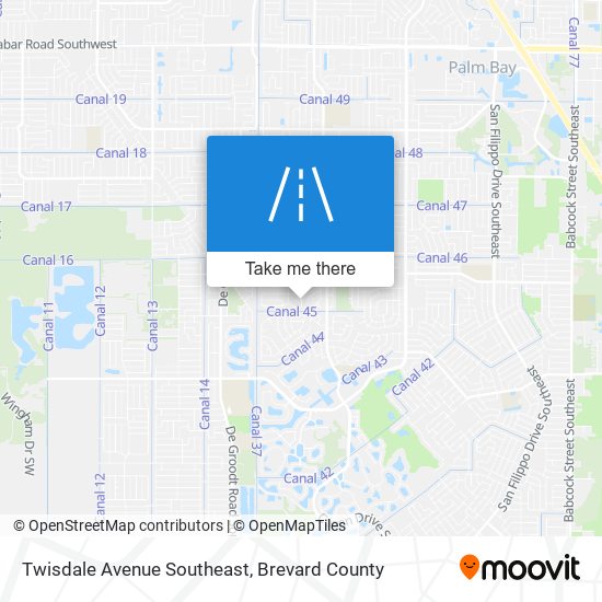 Mapa de Twisdale Avenue Southeast