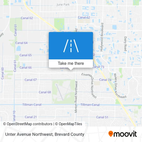 Mapa de Unter Avenue Northwest