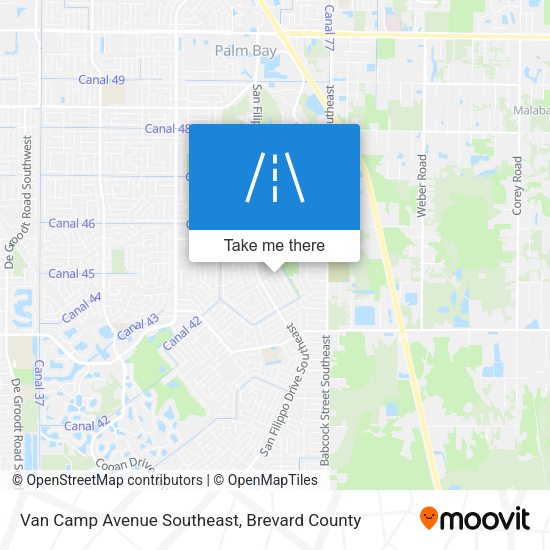 Van Camp Avenue Southeast map