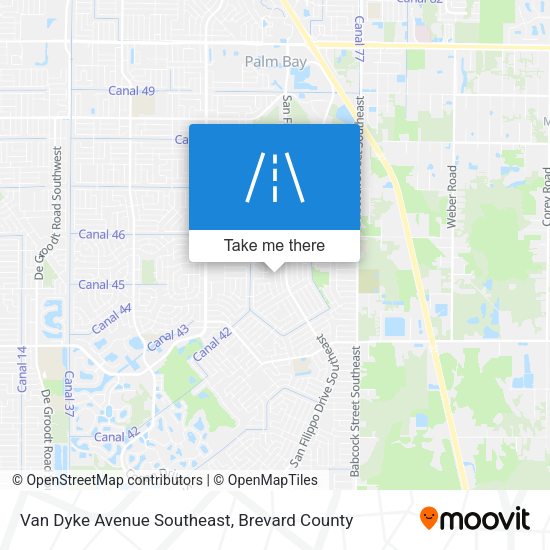 Van Dyke Avenue Southeast map