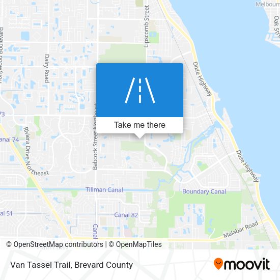 Mapa de Van Tassel Trail