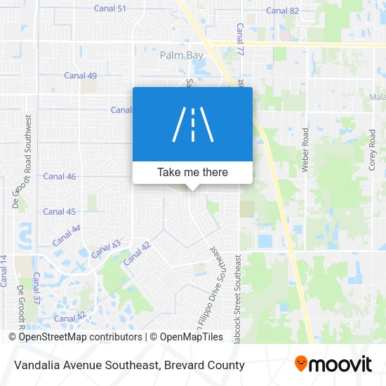 Mapa de Vandalia Avenue Southeast