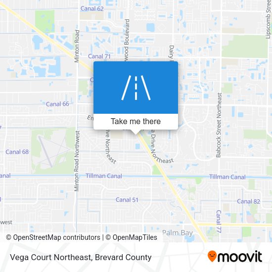 Vega Court Northeast map