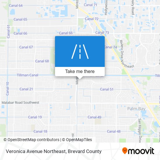 Mapa de Veronica Avenue Northeast