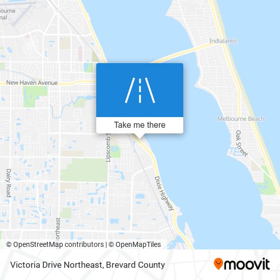 Victoria Drive Northeast map