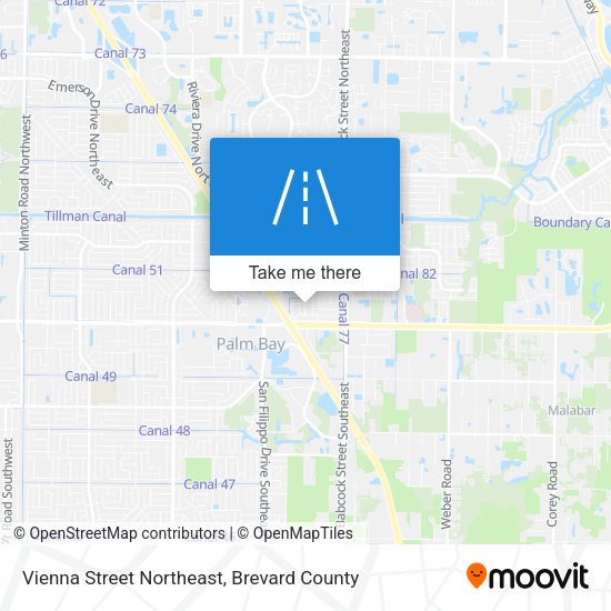 Mapa de Vienna Street Northeast
