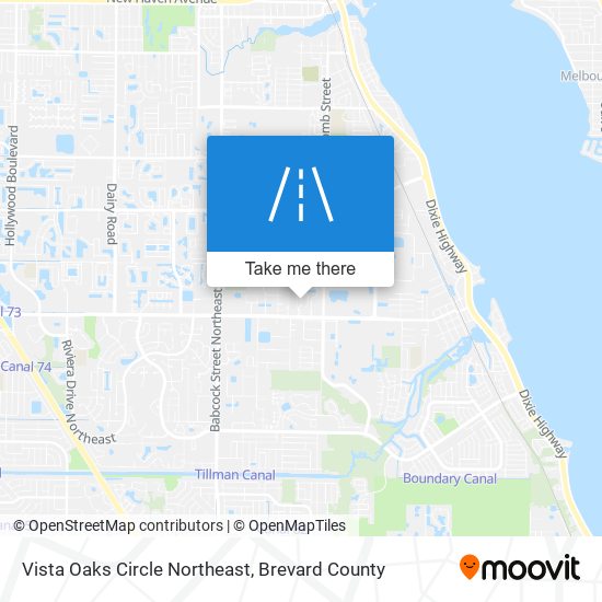 Mapa de Vista Oaks Circle Northeast