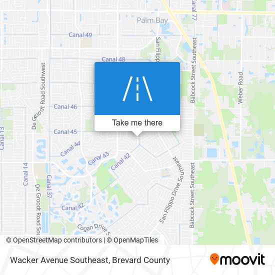 Mapa de Wacker Avenue Southeast