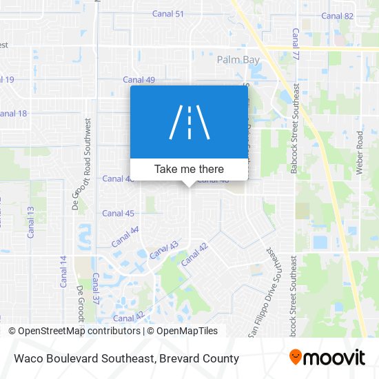 Mapa de Waco Boulevard Southeast