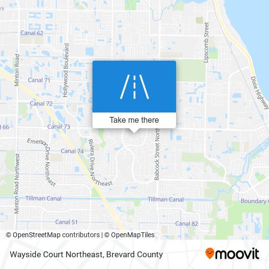 Wayside Court Northeast map