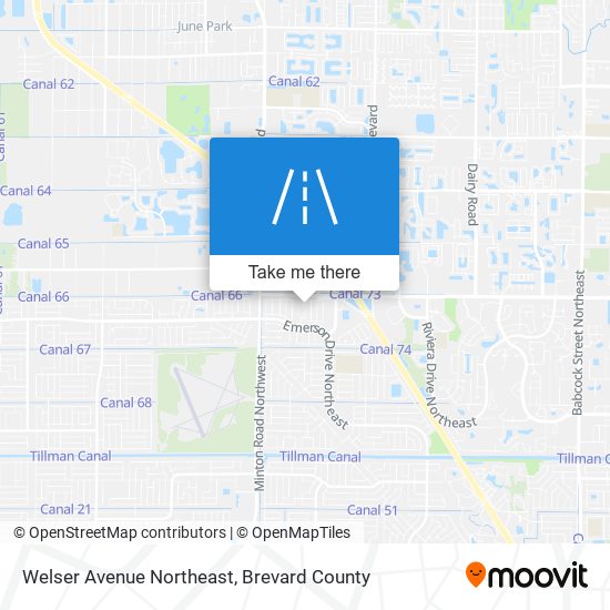 Mapa de Welser Avenue Northeast